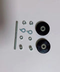 2 Pack Balance Bike Hub Axle Repair Kit With Sealed Bearing Nuts Caps 55mm Bracket Covers And Pro Grade Solid Shaft Lever Skewers