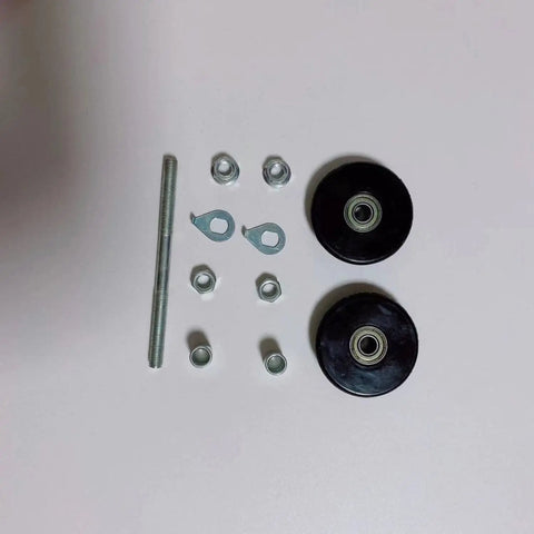 2 Pack Balance Bike Hub Axle Repair Kit With Sealed Bearing Nuts Caps 55mm Bracket Covers And Pro Grade Solid Shaft Lever Skewers