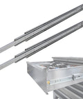 Tough As Nails Heavy Duty Drawer Slides With Lock For Truck Bed And RV Use, 72 76 Or 80 Inch Length, Quiet Smooth Rails, 500 LB Capacity
