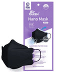 Image of 3 Layer Nano Filter Face Mask For Adults Black 100 Pack Lightweight Breathable Reusable Everyday Mask packaging.