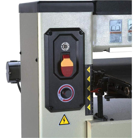 Pro Level 18 Inch Open End Drum Sander Built Like A Tank For Serious American Woodworkers 1.5HP Motor Variable Conveyor Feed Smooths Boards Fast No Sweat Knockout Sanding Machine