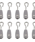 Heavy Duty Stainless Steel Pulley 11mm 360 Degree Swivel Ball Bearing Wheel With 30kg Load Capacity for Gym Rigs, set of 10 pulleys