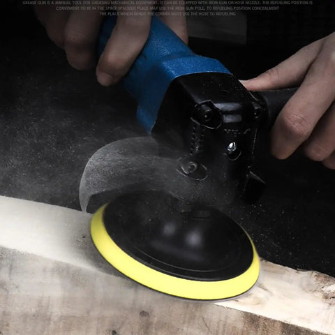 Ultimate 100 Pack Of 4 Inch Hook And Loop Sanding Discs With 15 Grits From Coarse To Ultra Fine Silicon Carbide For Wood Metal Polishing And Smoothing Jobs in use during sanding.