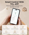 D2 Plus Smart Door Lock With Keyless Entry And 0.3Second AI Fingerprint Unlock app control interface on smartphone