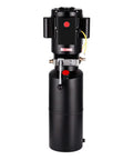 Heavy Duty 220V Hydraulic Pump With 10L Steel Oil Tank And 2950 PSI Max Pressure For Auto Repair Shops, front view showing motor and tank.