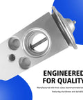 Automotive Air Conditioning Expansion Valve Wear-Resistant Rust-Proof Metal, Precise Refrigerant Flow Control For Most Cars