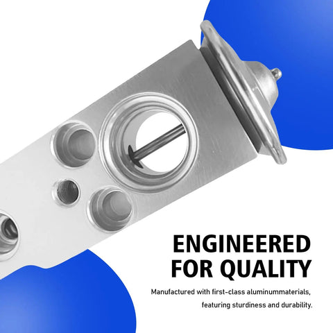 Automotive Air Conditioning Expansion Valve Wear-Resistant Rust-Proof Metal, Precise Refrigerant Flow Control For Most Cars
