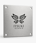4-Hole Metal Mounting Plate For Heavy-Duty Furniture Repair And Cabinet Reinforcement with logo and corner holes