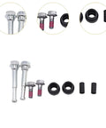 Upgrade Your Ride With This Heavy Duty Front Brake Caliper Slider Pin Kit Featuring Durable Metal And Rubber Bushings For Smoother Stops And Easy Installation On Your Car Or Truck. front caliper pins and rubber bushings set, 7.87 x 5.12 in