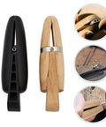 Wooden Ring Clamp Tool Set, 2Pcs Jewelry Wire Clamp For Ring Bending And Polishing, Jeweler Holder And Wood Vise