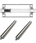 Top Grade Stainless Steel Conveyor Roller 2 Inch Diameter Available In Various Lengths Like 10 12 14 16 And 18 Inches for smooth box handling.