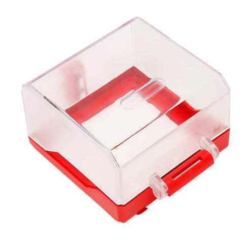 Transparent Emergency Stop Button Cover For Industrial Electrical Equipment, LOTO Push Button Switch Protector Lockout Shield