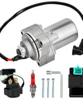 Beefed Up 3 Bolt ATV Starter Motor Kit For 50cc To 125cc Chinese 4 Stroke Quad Go Kart And Dirt Bike Fits Taotao Coolster Roketa Kazuma