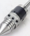 Heavy Duty Taper Pin Lathe Center With Rotating Conical Point For Woodturning Projects Shop Hardware Machine Tool Maintenance Straight Shank 12mm Alloy Steel Finish