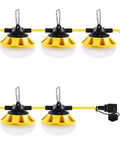 LED Construction String Lights 50Ft Industrial Grade Beefy Build For Construction Sites Renovations Walkways Patios Outdoor Areas