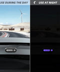 MEANLIN MEASURE car dashboard digital clock with LCD backlight; daytime gray display, night purple backlit; pack of 2