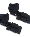 Swap These Two Rock Solid Electric Trigger Switches Into Your Tool Box Features A Snappy On Off Rotary Dial That Holds Up Tough While Running Six Half And Seven Quarter Inch Circular Saws Hard Day After Day, two black twist lock trigger switches.