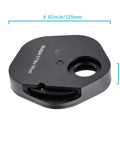 Five Position One Point Two Five Inch Filter Wheel For Telescope With Manual Drawer And Rotation Lock Ring shown in size