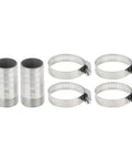 304 stainless hose barb fittings with clamps for plumbing