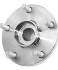 Replacement Front Wheel Hub Kit For 2010 2018 Highlander FWD Mechanics Choice Quality Hub Bearing Assembly Direct Fit Beefed Up Durable Wheel Hub Replacement For Smooth Handling And Quiet Ride, shown in silver finish with lug studs