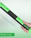 Hand holding 1000 Lumen Rechargeable Magnetic Work Light With 5 Modes Strong Magnet Base And 360 Degree Rotating Hook Battery Powered Hanging Light