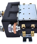 Rock Solid 12V Dc Contactor Switch Dc88 Zjwt100A Model close-up showing connectors and metal base for heavy equipment use.