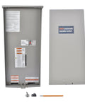 200 Amp Single Phase Automatic Transfer Switch For Home Standby Generators 120 240 Volt NEMA 3R Aluminum Enclosure front and cover with accessories