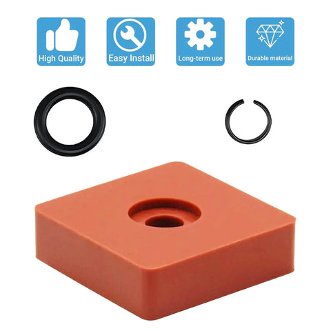 10 Pack One Half Inch Impact Wrench Retaining Ring Clips With O Ring And Anvil Install Tool Heavy Duty Carbon Steel Hog Rings set