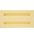 Top view of Hydrofoil Mount Box Base for Surf Foil and Windsurfing Boards Lightweight PVC Foam Rail Accessory