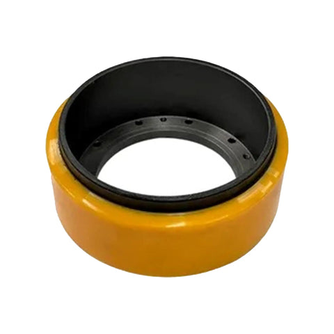 Heavy Duty Replacement Drive Wheel For Electric Pallet Jack Compatible With Heli Cbd15j-Li3 & Cbd20j-Li3 Apollo Hangcha Tory Walkie Trucks 210Mm PU Cast Iron Tire close-up view.