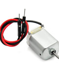 10 Pcs DC Motors 1.5V To 6V Type 130 Tiny Miniature Electric Motors With Male Dupont Jumper Wires For Arduino Projects DIY Hobbyists Kit