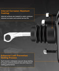 Internal view of Badass Heavy Duty Vacuum Power Brake Booster showing corrosion-resistant coating and leak-prevention features.