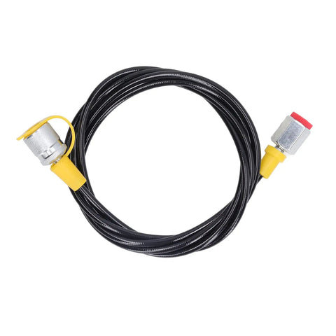 Heavy Duty Hydraulic Pressure Test Hose 2m 6ft 630Bar With PU Sheath Pro Grade Flexible Hose M16x2 Fittings And BSP Connector