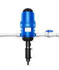Adjustable Water Powered Fertilizer Injector For Drip Irrigation 0.4 Percent To 4 Percent Flow Rate High Efficiency Dosing Pump 5.28 To 660.43 GPH Durable Plastic Fertilizer Distributor For Farm Grade Garden Grow Tent Industry Use