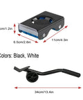 Heavy Equipment Rollers With Dependable Brakes And Non Slip Plastic Casters, compact dimensions shown with black color option.