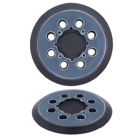 Huge Pack Of 5 Inch Nylon Sanding Discs For DWE64233 Sander With Hook And Loop Backing, featuring durable 5 inch pads for easy attachment.