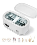 42KHz Ultrasonic Cleaner For Jewelry And Glasses, Watches And Brushes, 480ML Stainless Steel Tank, Portable Design, Fast Clean
