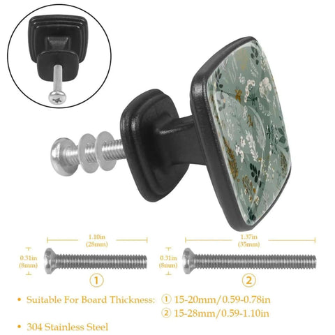 12 Pack Crystal Clear Glass Cabinet Knobs With Screws Square Pulls For Dresser Drawers And Wardrobe Premium Dope Glass Hardware