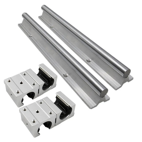High Precision Linear Rail Kit With 200 To 1000 mm Length, One Piece Rail SBR10 Or SBR12 Plus Two SBR10UU Or SBR12UU Blocks