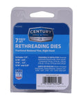 Packaging of National Fine Right Hand Fractional Rethreading Die Set 7 Piece For Repairing Damaged Threads On Bolts And Studs