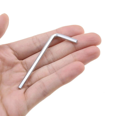 Hand holding wrench from 10 Piece M5 Handlebar Hex Screws With Wrench For Electric Scooters And Skateboards, Durable Ride Ready Gear