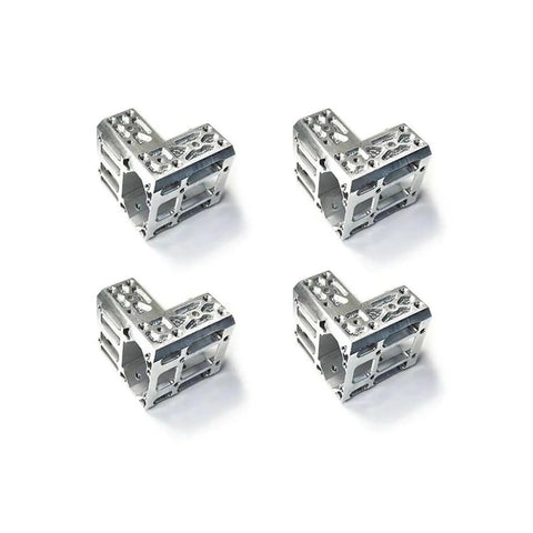 Beefed-Up Middle Frame Insert Reinforcement For T50 Agricultural Drone Chassis OEM Style Replacement Part YC.JG.QX003017.04, silver aluminum