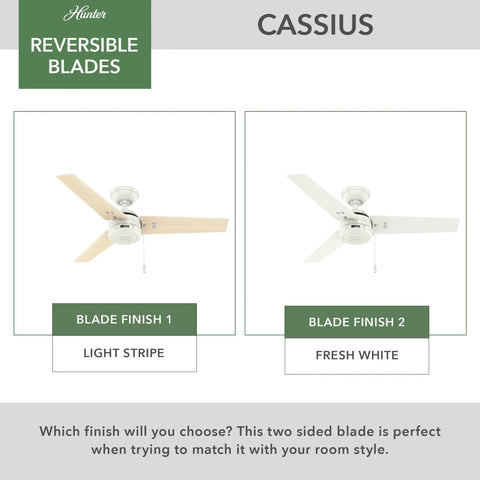 44 Inch Ceiling Fan No Light For Indoor Or Outdoor Use White Finish Damp Rated With Reversible 3 Blades And Pull Chain Standard Mount
