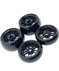 Racing RC Car Repair Kit For 1 24 Scale Micro B And Losi Models Beefed Up Aluminum Drifting Wheel Hub And Tire Upgrade Parts