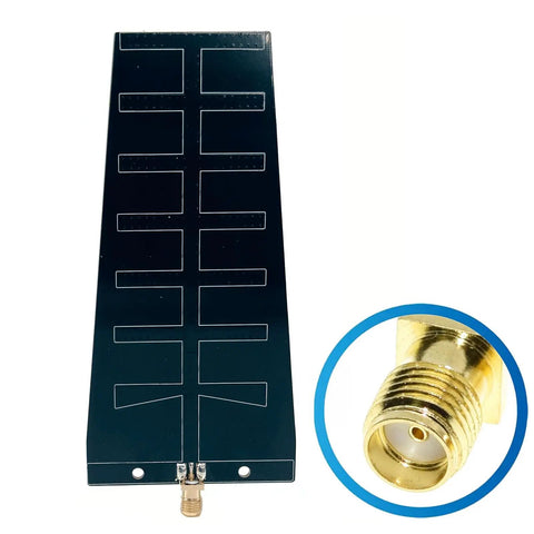 12dBi 2.4GHz High-Gain WiFi Directional Yagi Antenna For Drones, USB Adapters, Routers, And Cameras, metal design with SMA Female Connector