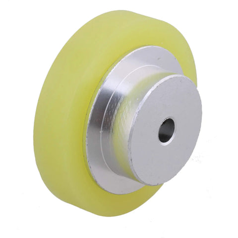 4x Dia 50mm H 6mm Silicone Encoder Wheel for rotary encoders industrial grade meter wheel durable aluminum and silicone build