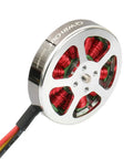 Heavy Duty 5010 Brushless Motors 350KV To 750KV High Torque Setup For Custom DIY RC Drone Projects showing a close-up of a motor with red coils.