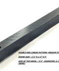 Lathe Knurling Tool Double End Wheel With Linear Pitch For Small And Medium Lathes, Medium Straight Knurl Pattern