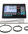 Heavy Duty Digital Caliper With Five Magnetic Heads Straight Up Reliable 2 And 3 Axis Displacement Sensor for CNC with display and mounts.