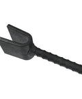Close-up of rebar steel shaft on Long Reach Water Meter Key 27 Inch Heavy Duty 1/2 Inch Shaft With Vinyl Coated T Handle For Easy Curb Shutoff Valve Access